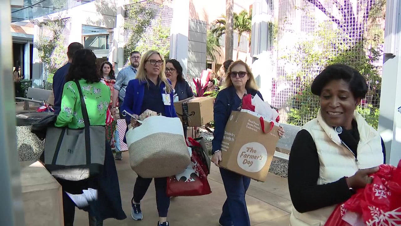 Tampa General/USF Health donates hundreds of presents to Hillsborough County children in foster care