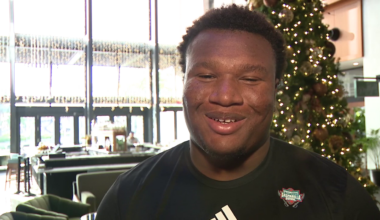 Tampa native Brandon Cleveland returns to home for final game in Gasparilla Bowl