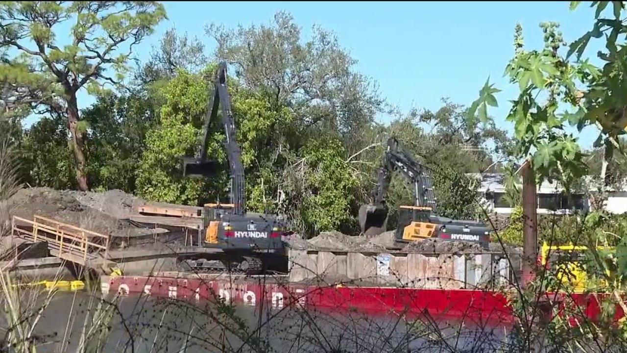 Phillippi Creek dredging project underway