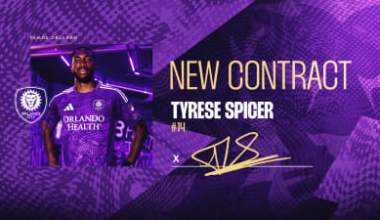Orlando City SC signs forward Tyrese Spicer to new deal