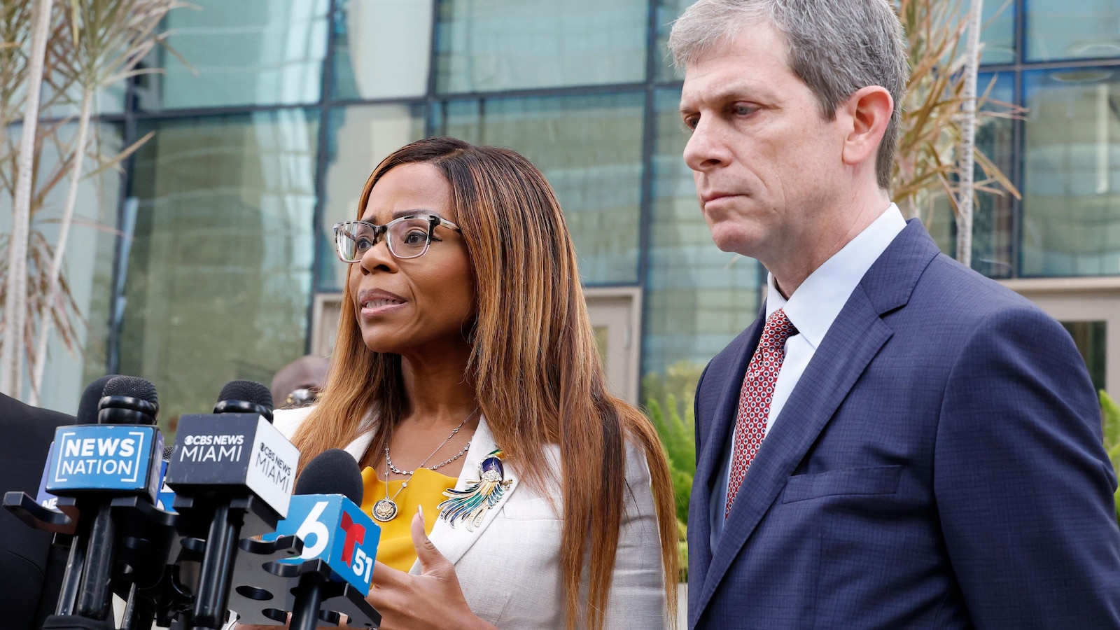 Florida congresswoman accused of stealing COVID funds maintains innocence