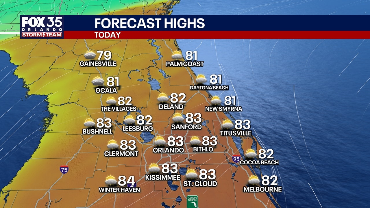 Orlando weather: Rainy weekend ahead for Central Florida