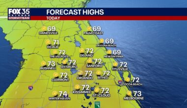 Orlando weather: Warmer weather across Central Florida this weekend
