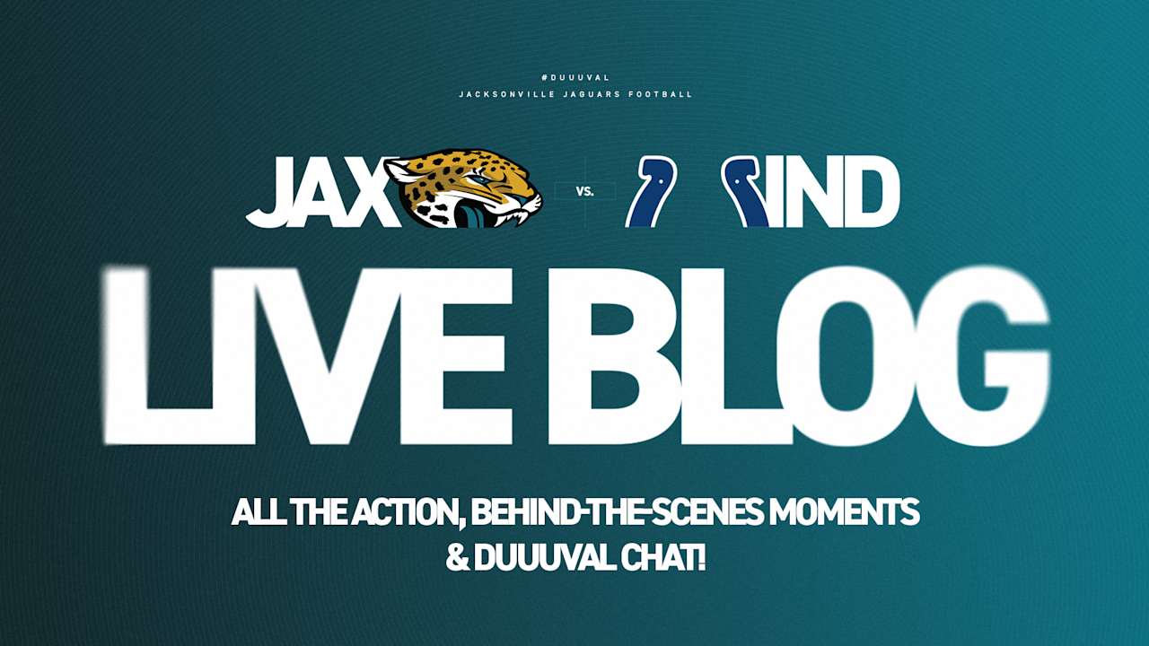 Jaguars vs. Colts Live Blog
