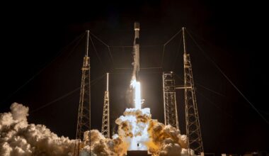 SpaceX has hit a milestone by launching more than 11,000 Starlink satellites. (SpaceX)