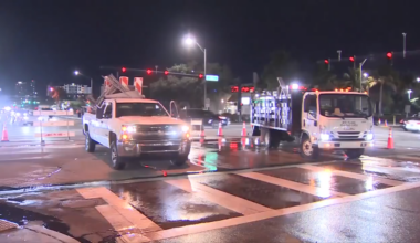 Crews work to fix water leak in Fort Lauderdale - WSVN 7News | Miami News, Weather, Sports