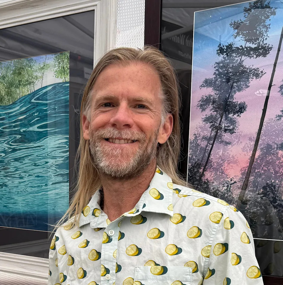 Curtis Whitwam is the 2026 artist and for the LeMoyne Arts Chain of Parks Art Festival.