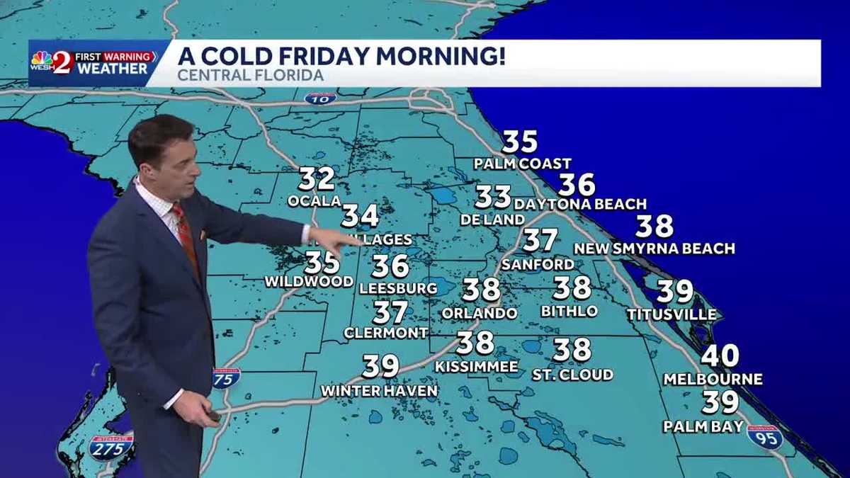 Another blast of cold weather expected to hit Central Florida