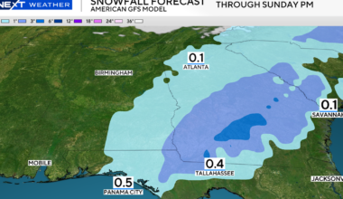 Will is snow in Florida this weekend? Here's a look at the cold front that may lead to winter precipitation