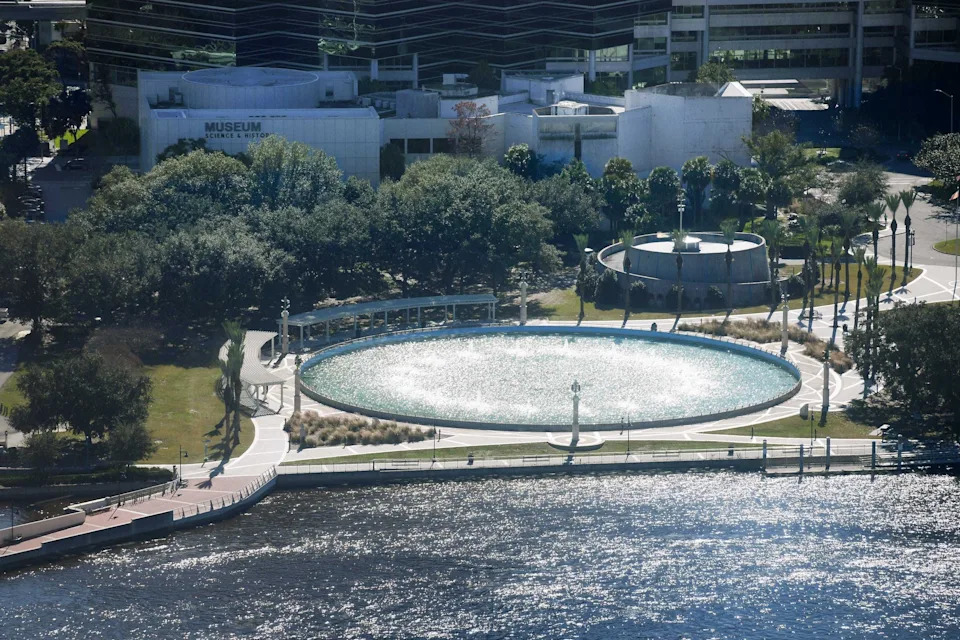 The existing MOSH building stands on the Southbank of the St. Johns River, behind Friendship Fountain. Plans call for a move across the river.