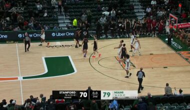 Reneau, Donaldson lead Miami over Stanford 79-70