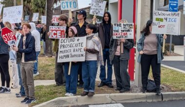 Huge anti-ICE protest in Central Orlando
