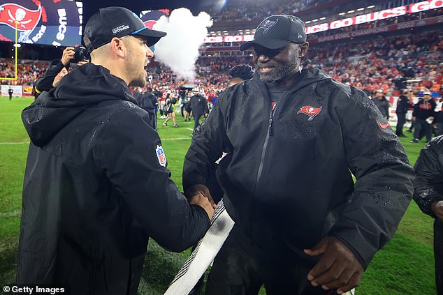 Head coaches Dave Canales of the Panthers and the Bucs' Todd Bowles now face a nervy wait