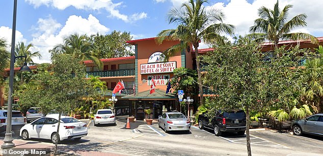 The alleged crime took place at Fort Lauderdale Beach Resort Hotel & Suites on Ocean Boulevard