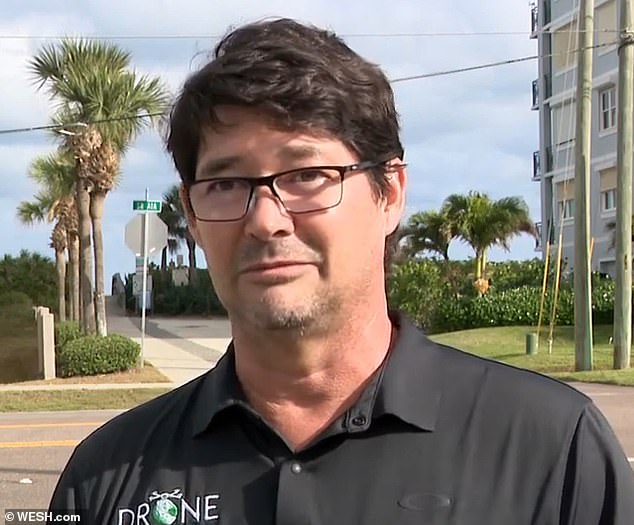 John Brittingham ran onto the A1A highway in Cocoa Beach, Florida to recue two toddlers