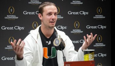 Miami quarterback Carson Beck graduated two years ago from a different school