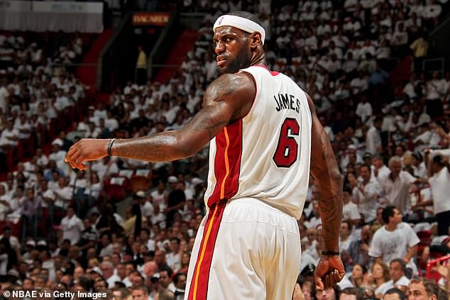 A former security officer for the Miami Heat sold a Miami Heat jersey worn by LeBron James