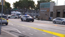 Scene of a fatal deputy shooting near a southwest Miami-Dade Walmart on Nov. 6, 2025.