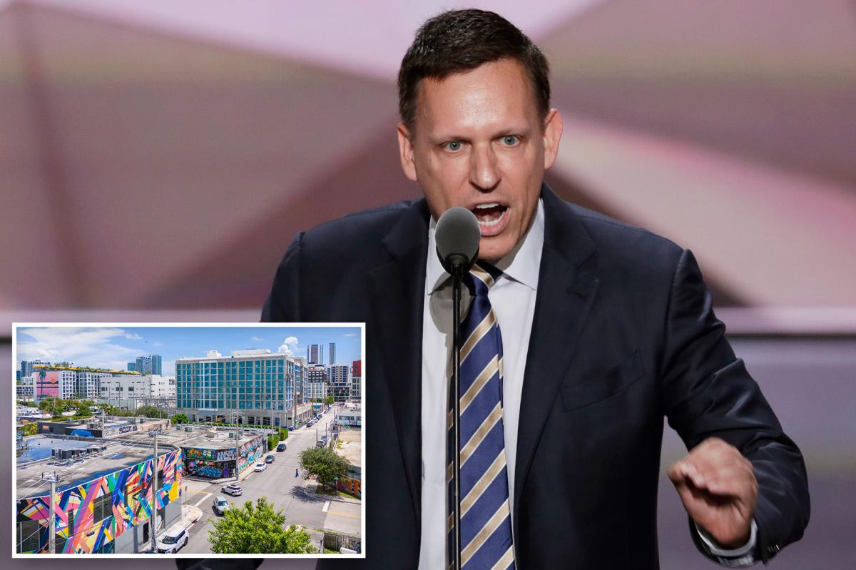 Peter Thiel opens Miami office as California billionaires blast wealth tax