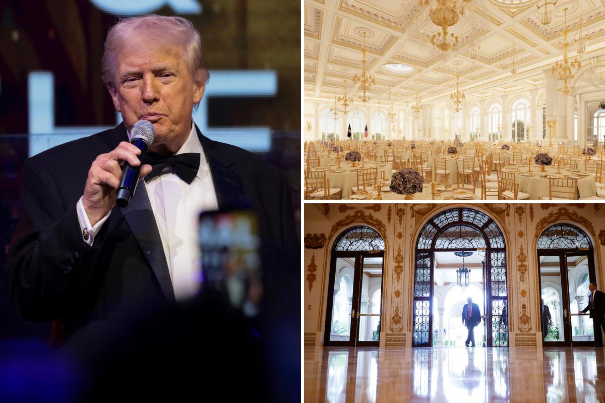 Trump goes shopping in Florida for marble and onyx for White House ballroom