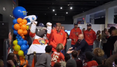 Florida Panthers players partner with Museum of Discovery and Science for ‘Hockey: Faster than Ever’ exhibit - WSVN 7News | Miami News, Weather, Sports