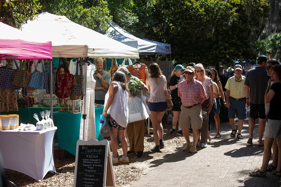 In Downtown Tallahassee, thousands of people strolled through the 25th annual Chain of Parks Art Festival that featured street art, live entertainment and more on Saturday, April 26, 2025.