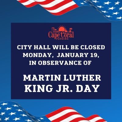 City Offices Closed for Martin Luther King Jr. Day
