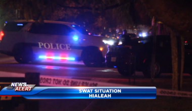 SWAT team responds to barricaded individual in Hialeah - WSVN 7News | Miami News, Weather, Sports