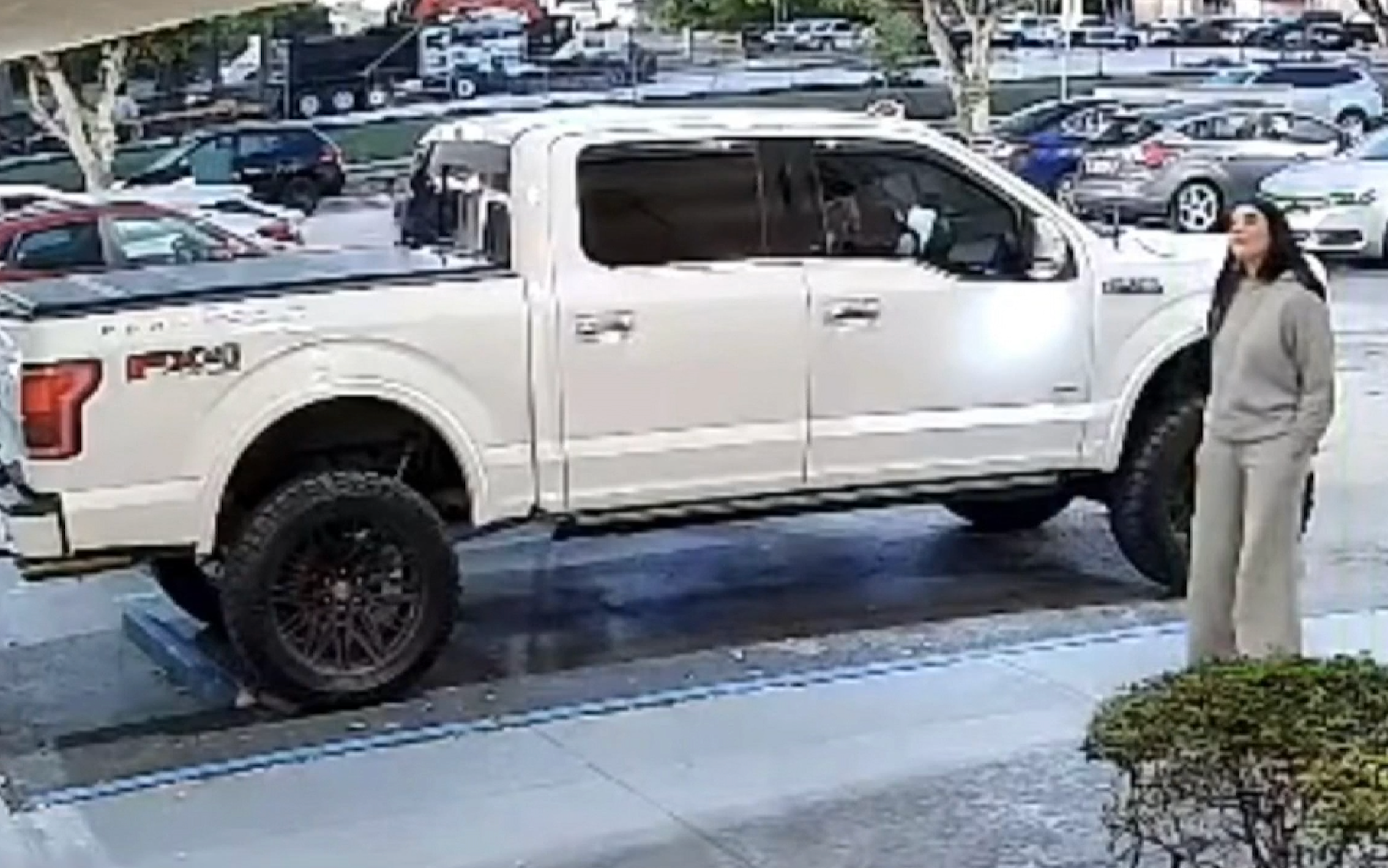 Investigators believe the incident was not random and that the man and woman seen in the footage are known to each other