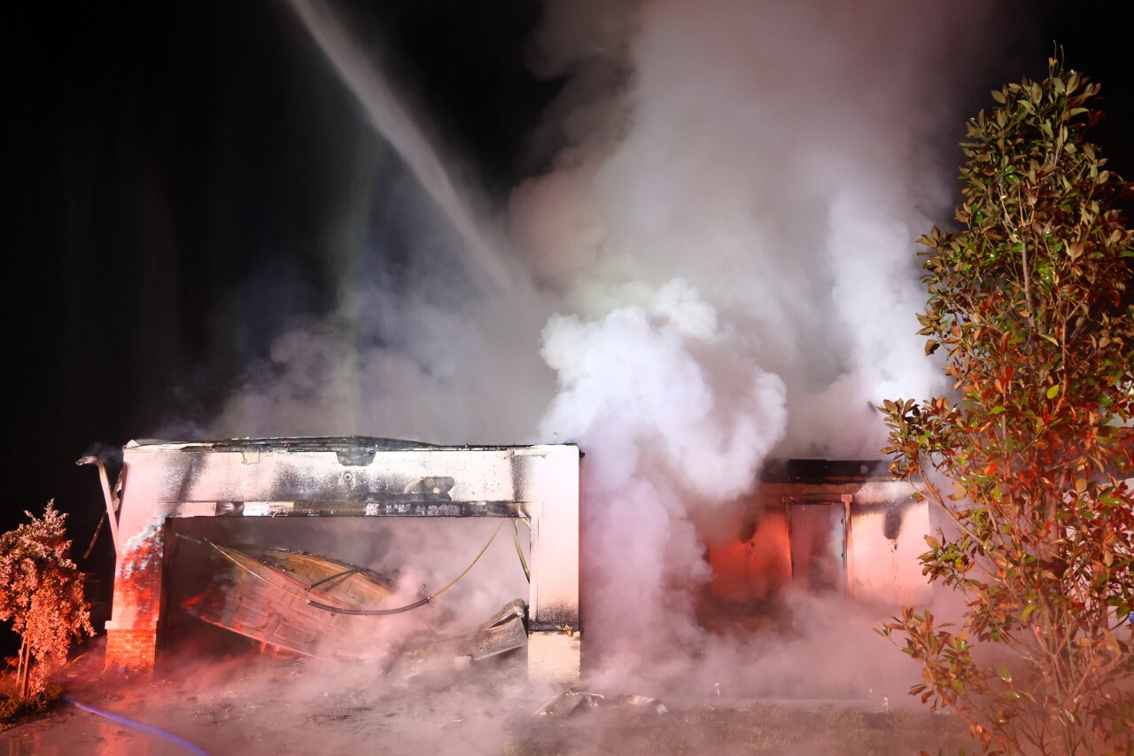 Mile Marsh Drive fire