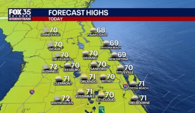 Orlando weather: Warmer temperatures return to Central Florida this weekend