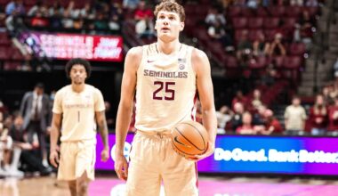 Wiggins' Records Second Career Double-Double in Florida State's Loss at North Carolina