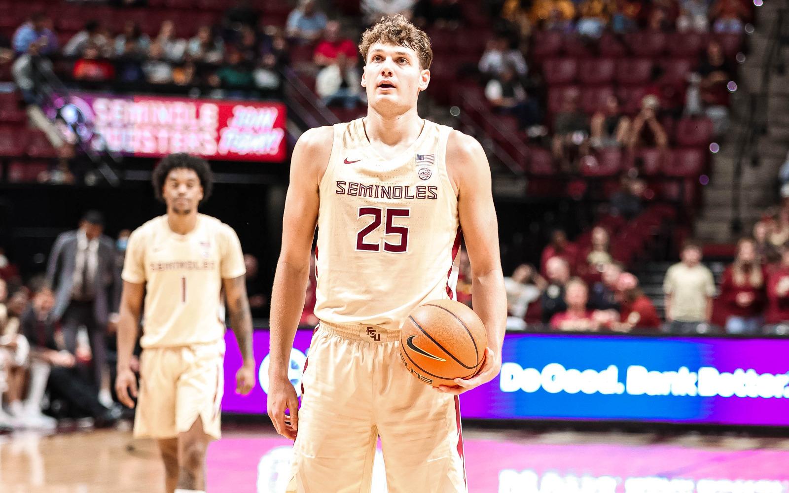 Wiggins' Records Second Career Double-Double in Florida State's Loss at North Carolina