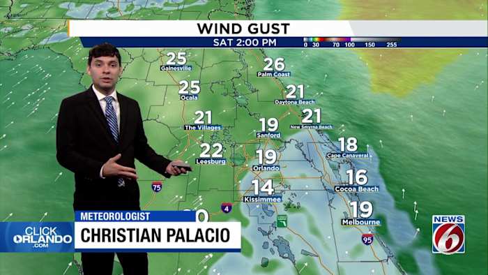 Scattered showers and breezy conditions hit Central Florida: Here’s what to expect