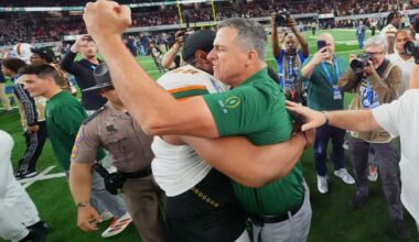 Miami coach Mario Cristobal dismisses hype around his team as he prepares for Fiesta Bowl