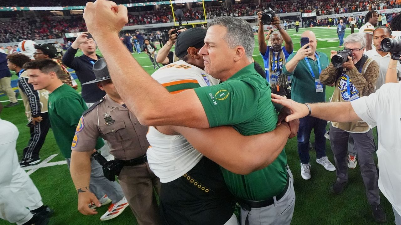 Miami coach Mario Cristobal dismisses hype around his team as he prepares for Fiesta Bowl