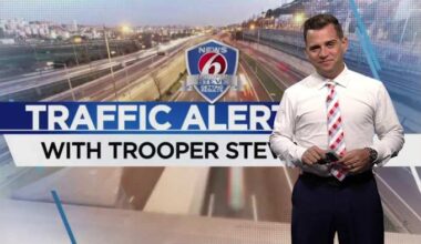 Trooper Steve has your Monday evening traffic alert