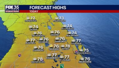 Orlando weather: Foggy start to the week, springlike temperatures on the way