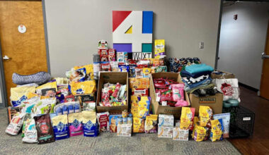 Thank you! Hundreds of items donated during Channel 4’s Santa Paws drive