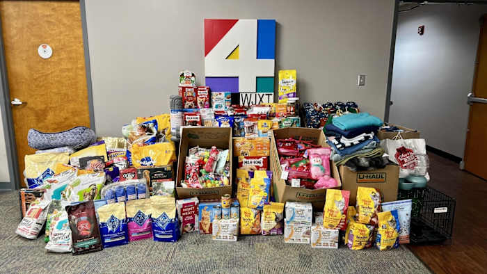 Thank you! Hundreds of items donated during Channel 4’s Santa Paws drive