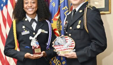 Two Lennard High School JROTC Cadets Recognized In VFW’s Annual Essay Contest