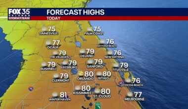 Orlando weather: Warm week ahead for Central Florida