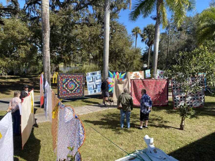 Airing of the Quilts at Arts of the Inland Gallery in LaBelle.