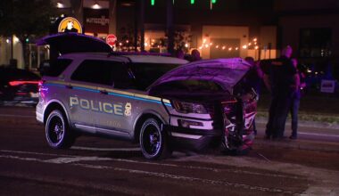 Tampa police officer, other driver taken to hospital after crash: TPD