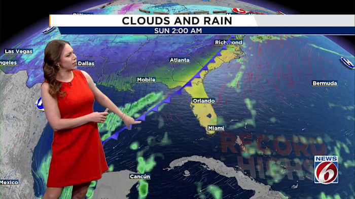 Warm winter week continues in Florida, but cooldown coming. Here’s your forecast