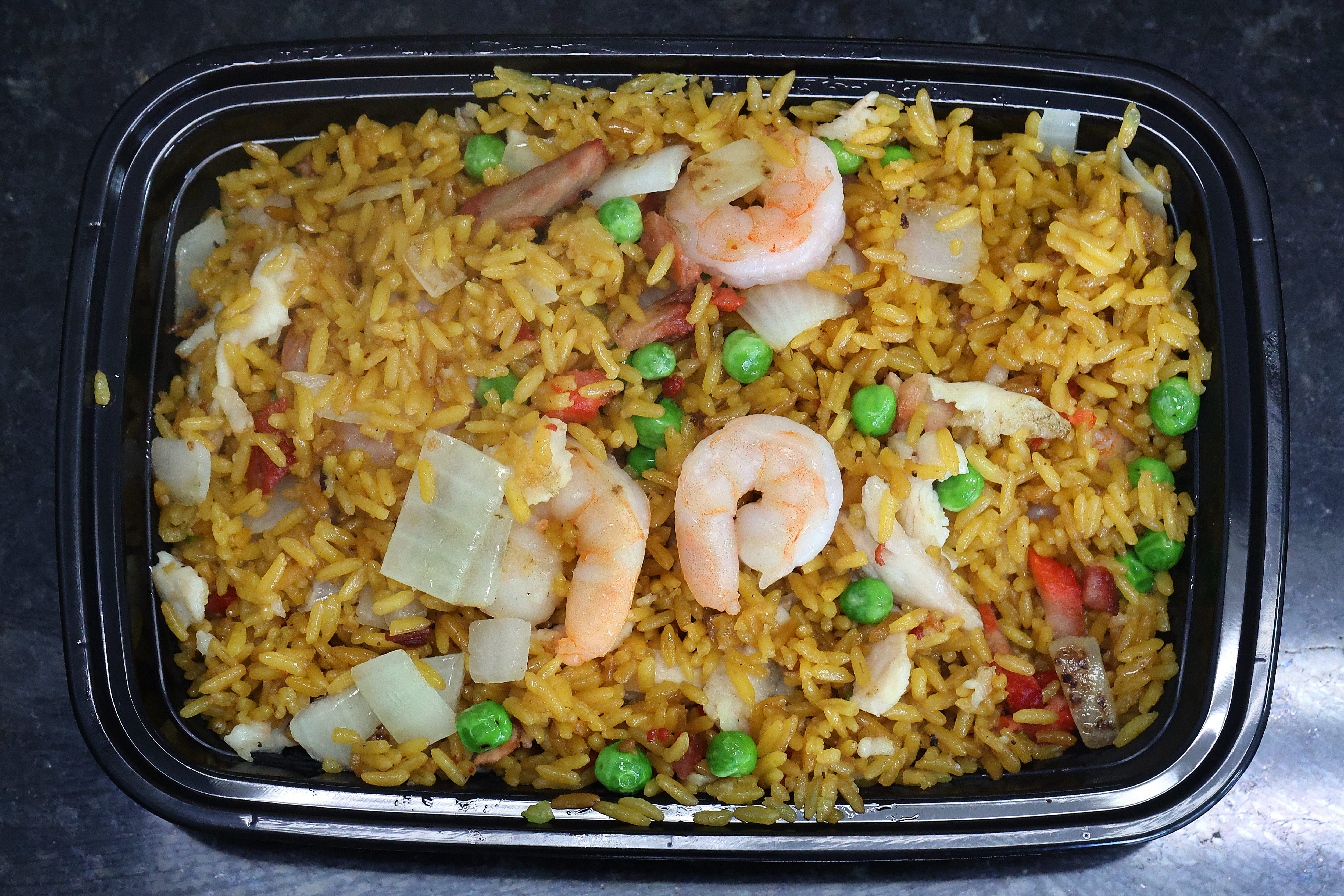 House special fried rice is on the menu at Bamboo...