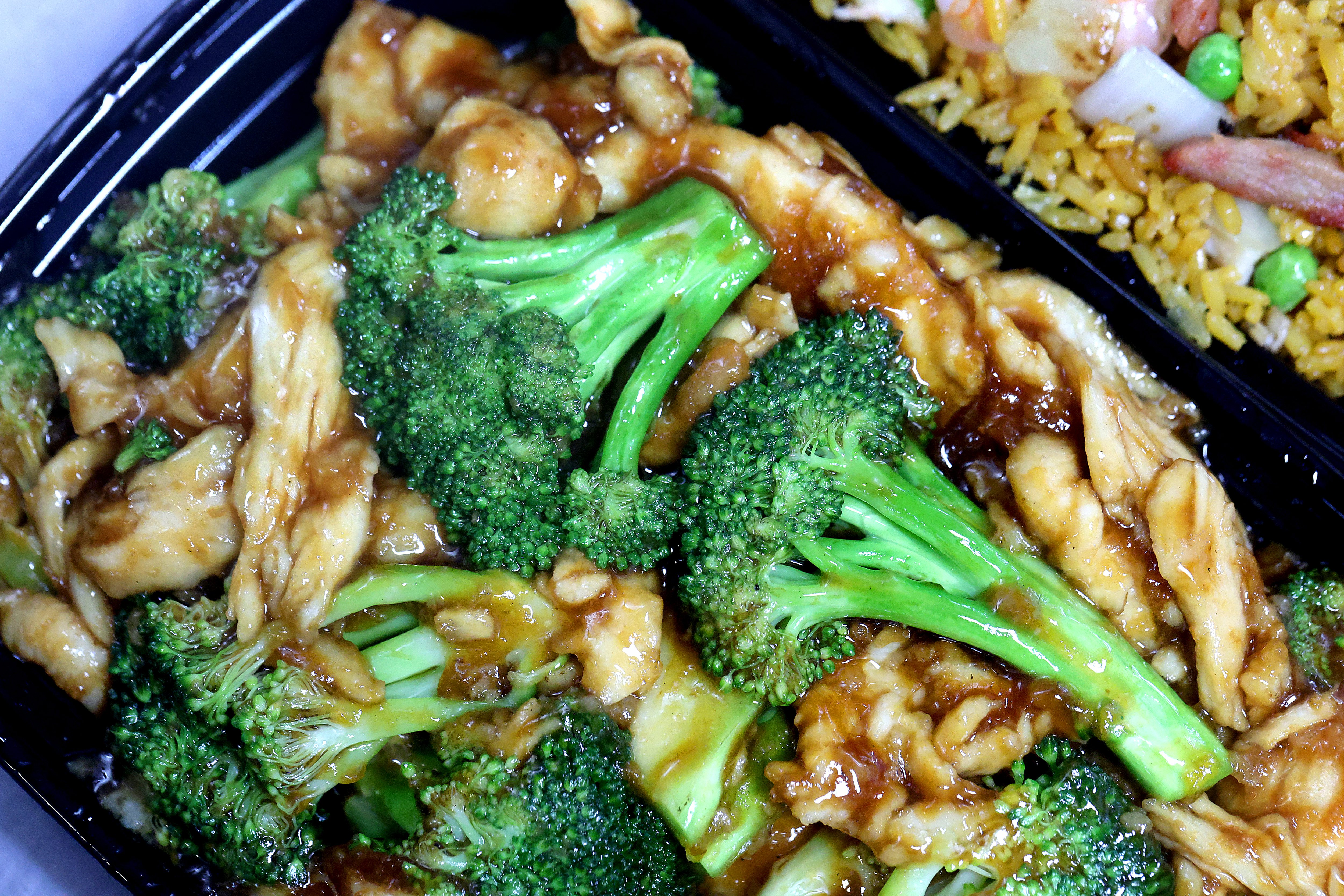 Chicken with broccoli at the Bamboo Wok in Coconut Creek...