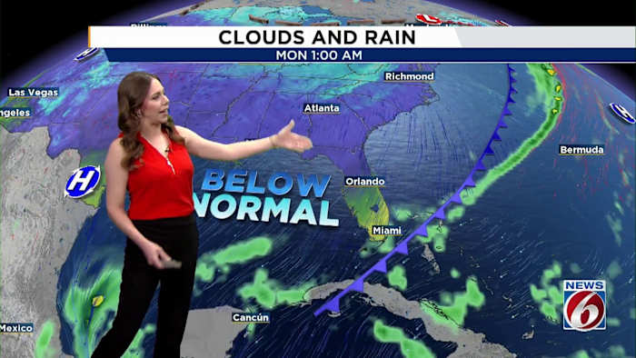 Warm weekend in Florida, but check out the big change on the way