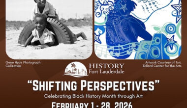 “Shifting Perspectives,” an Art and Photography Exhibit honoring Black History Month at History Fort Lauderdale at New River Inn Miami