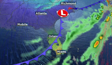 Winter heads to Florida. What to know about rain, COLD BLAST, reinforcing front